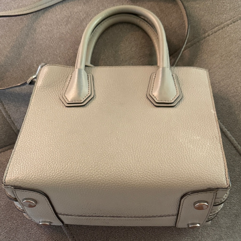 Michael Kors Light Gray Mini Bag with Wallet - Picture 3 of 5
